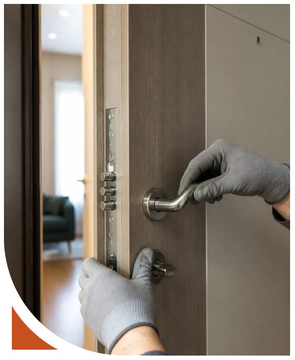 Вскрытие заклинившего замка в Югорске от 2042 р. | Разлок-Югр